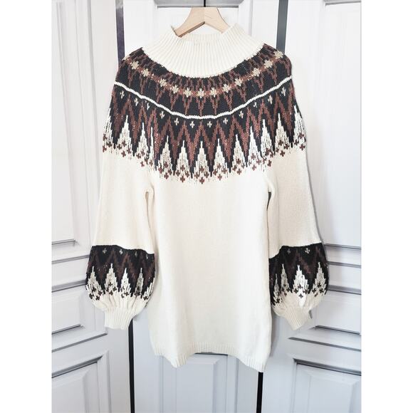 Free People Scotland Oversized Sweater Dress - New Small - Picture 5 of 15